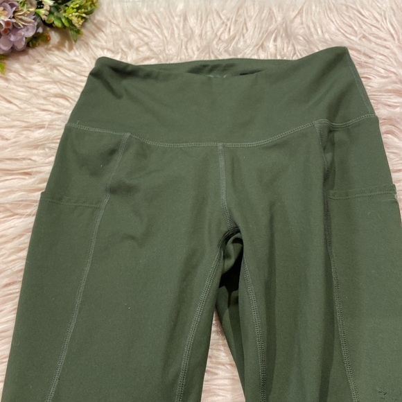 BYLT Premium Basics Essential Leggings in Dark Olive sz S - Picture 4 of 10